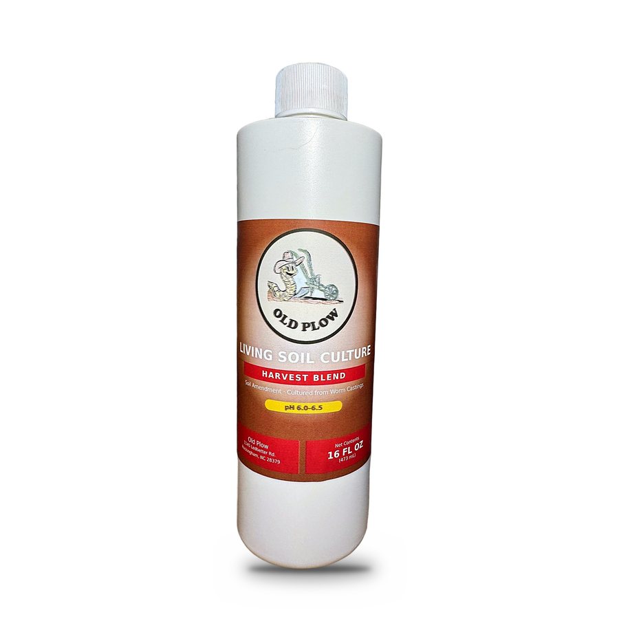 Old Plow Living Soil Culture Harvest Blend, 16 fl oz bottle