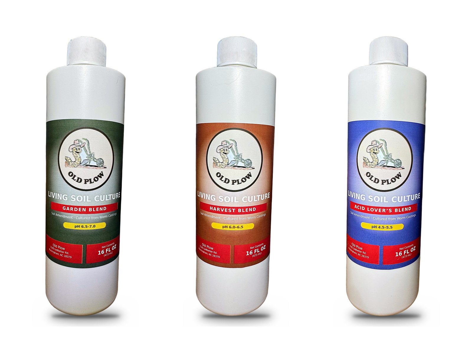 Old Plow Living Soil Culture in Garden, Harvest and Acid Lover's blends